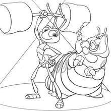 A bug's life 24 coloring page