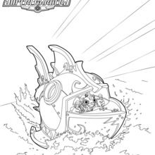 Reef Ripper Submarine coloring page