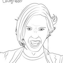 Zaira de Chica Vampiro coloring page