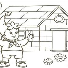 Noddy's House coloring page