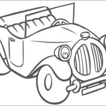 Noddy's Car coloring page