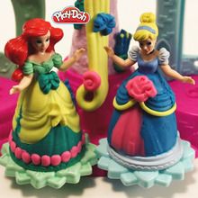 Dresses princesses plasticine craft for kids