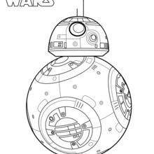 BB-8 - The Force Awakens coloring page