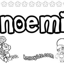Noemi coloring page