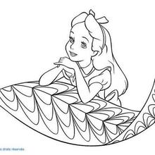 Alice  1 coloring page