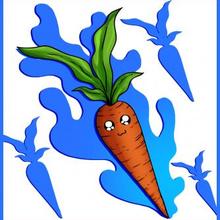 How to Draw a Carrot how-to draw lesson