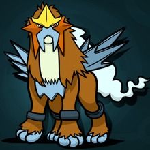 Entei how-to draw lesson