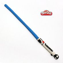 Play-doh light saber from Star Wars craft for kids