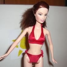 No sew Doll Swimsuit craft for kids