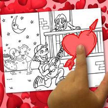 Create a Valentine Coloring Page