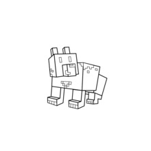 minecraft coloring pages mobs