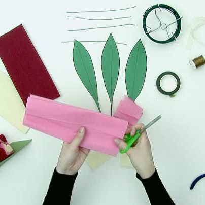 How to make a paper bouquet of flowers