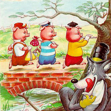 The Three Little Pigs storybook for kids