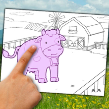 Create your own drawing of the world of animals coloring page