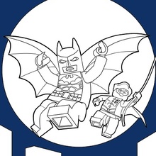 LEGO Batman coloring page