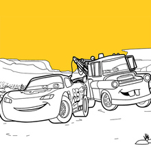 Cars coloring page