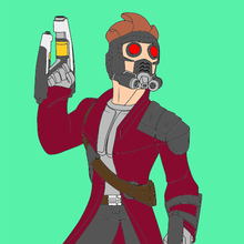 Star-Lord-Guardians of the Galaxy coloring page