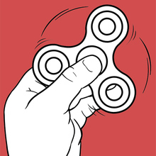 Fidget Spinner 3 coloring page