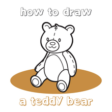 How to Draw a Teddy Bear for Kids how-to draw lesson