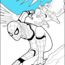 Spider-man Homecoming 1 coloring page