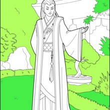 Chinese Prince coloring page