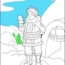Ice Prince coloring page