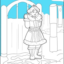 Ice Princess coloring page
