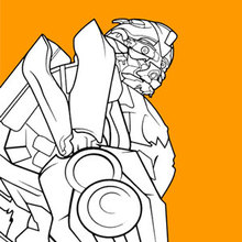 Transformers Bumblebee coloring page