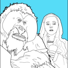 War Apes coloring page