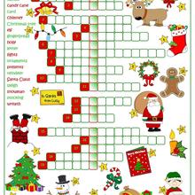 Christmas Crossword School Lesson