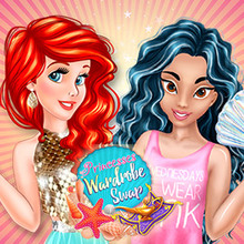 Jasmine and Ariel Wardrobe Swap