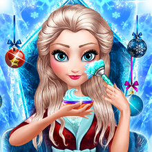 Ice Queen New Year Makeover online game