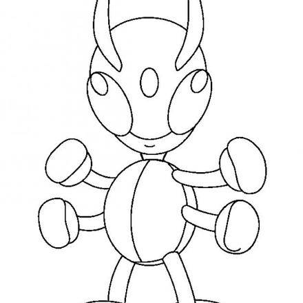 ledian coloring pages printable pokemon