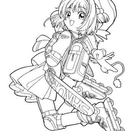 SAKURA coloring pages - Coloring pages - Printable Coloring Pages ...