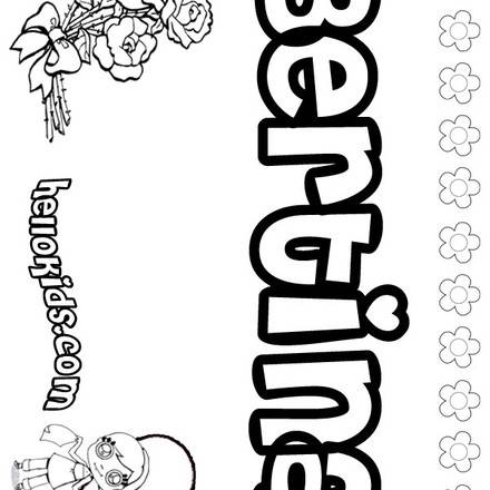 B names for girls coloring sheets - 0 printables to create your name poster