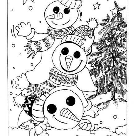 Snowman coloring pages, crafts, games and fun activities for kids (page 2)