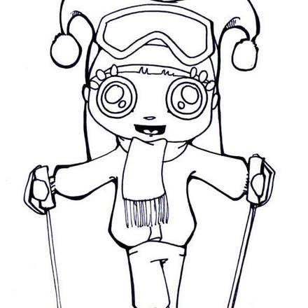 WINTER SPORT coloring pages - Coloring pages - Printable Coloring Pages