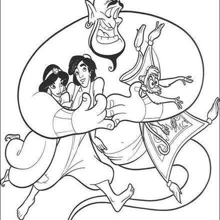 Aladdin : Coloring pages, Reading & Learning, Videos for kids, Kids