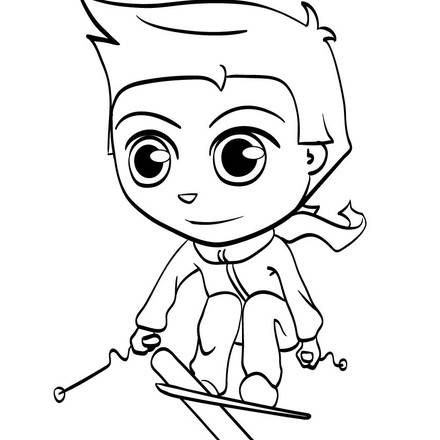 WINTER SPORT coloring pages - Coloring pages - Printable Coloring Pages