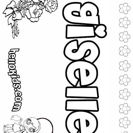 G names for GIRLS online coloring books - 0 printables to create your ...