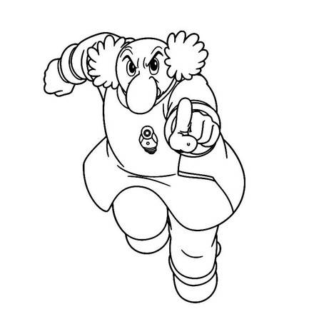ASTRO BOY coloring pages 12 printables - Professor Ochanomizu Coloring Page Source 3lp 
