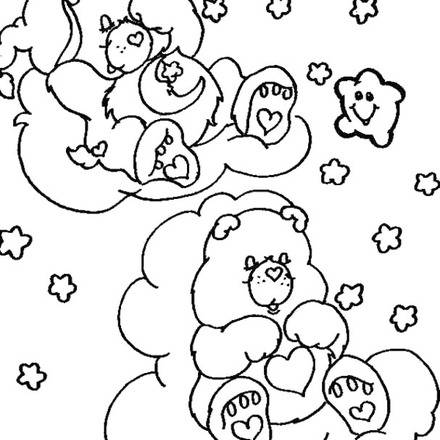 CARE BEARS coloring pages - 17 printables of your favorite TV characters