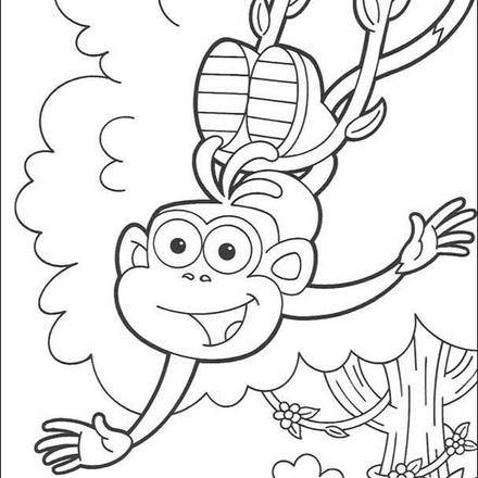 Monkey : Coloring pages, Drawing for Kids, Videos for kids, Reading ...