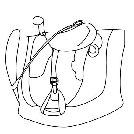 HORSE EQUIPMENT coloring pages - Coloring pages - Printable Coloring ...