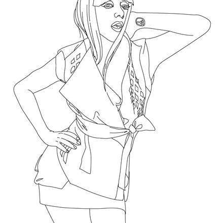 LADY GAGA coloring pages - Coloring pages - Printable Coloring Pages ...