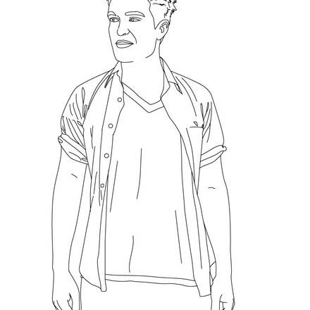 ROBERT PATTINSON coloring pages - Coloring pages - Printable Coloring ...