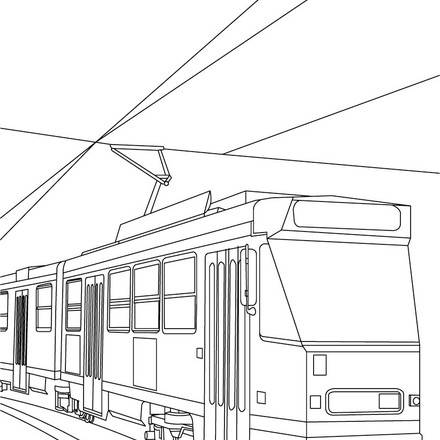 Transportation coloring pages - Hellokids.com