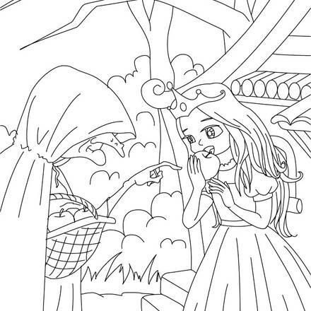 GRIMM fairy tales coloring pages - Grimm Fairy Tales Coloring Pages 3 E7s Source