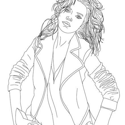 Famous people coloring pages - Hellokids.com