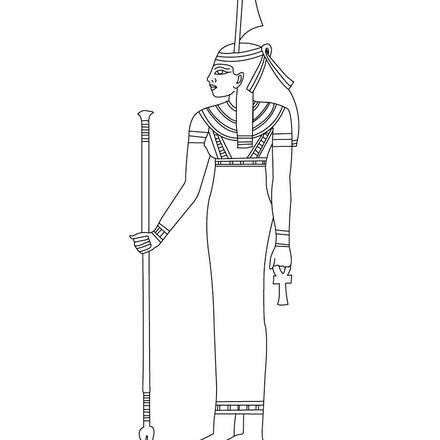 GODS AND GODDESSES of Ancient Egypt coloring pages - Coloring pages ...